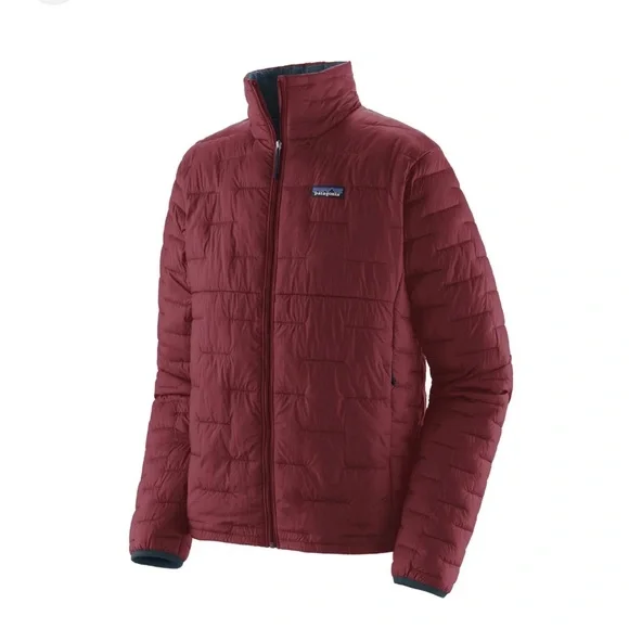 Patagonia Men's Micro Puff Hoody in Sequoia Red Size XS - Picture 2 of 8